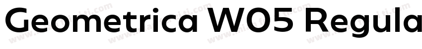Geometrica W05 Regular It字体转换
